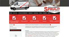 Desktop Screenshot of installatiebedrijfspruijt.nl